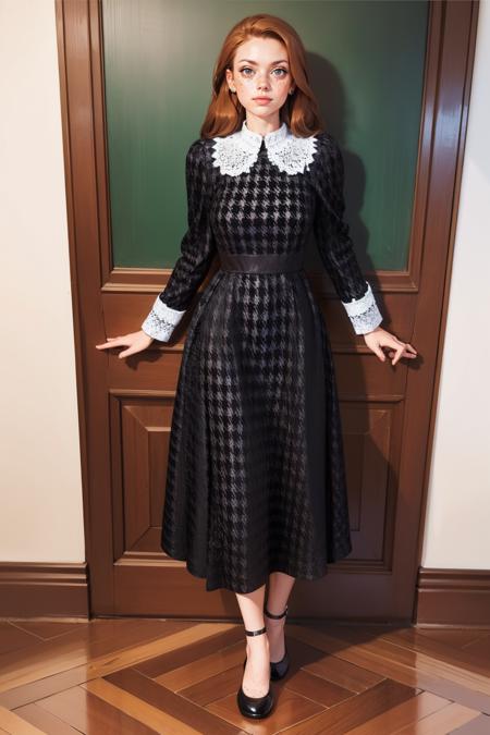Dark Houndstooth Dress - v1.0, Stable Diffusion LoRA