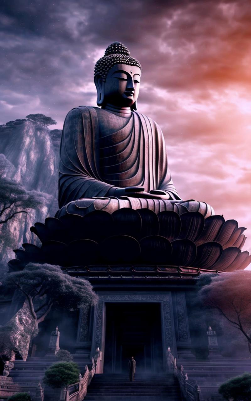 東方佛像 Oriental Buddha Statue Scenery image by ronhong