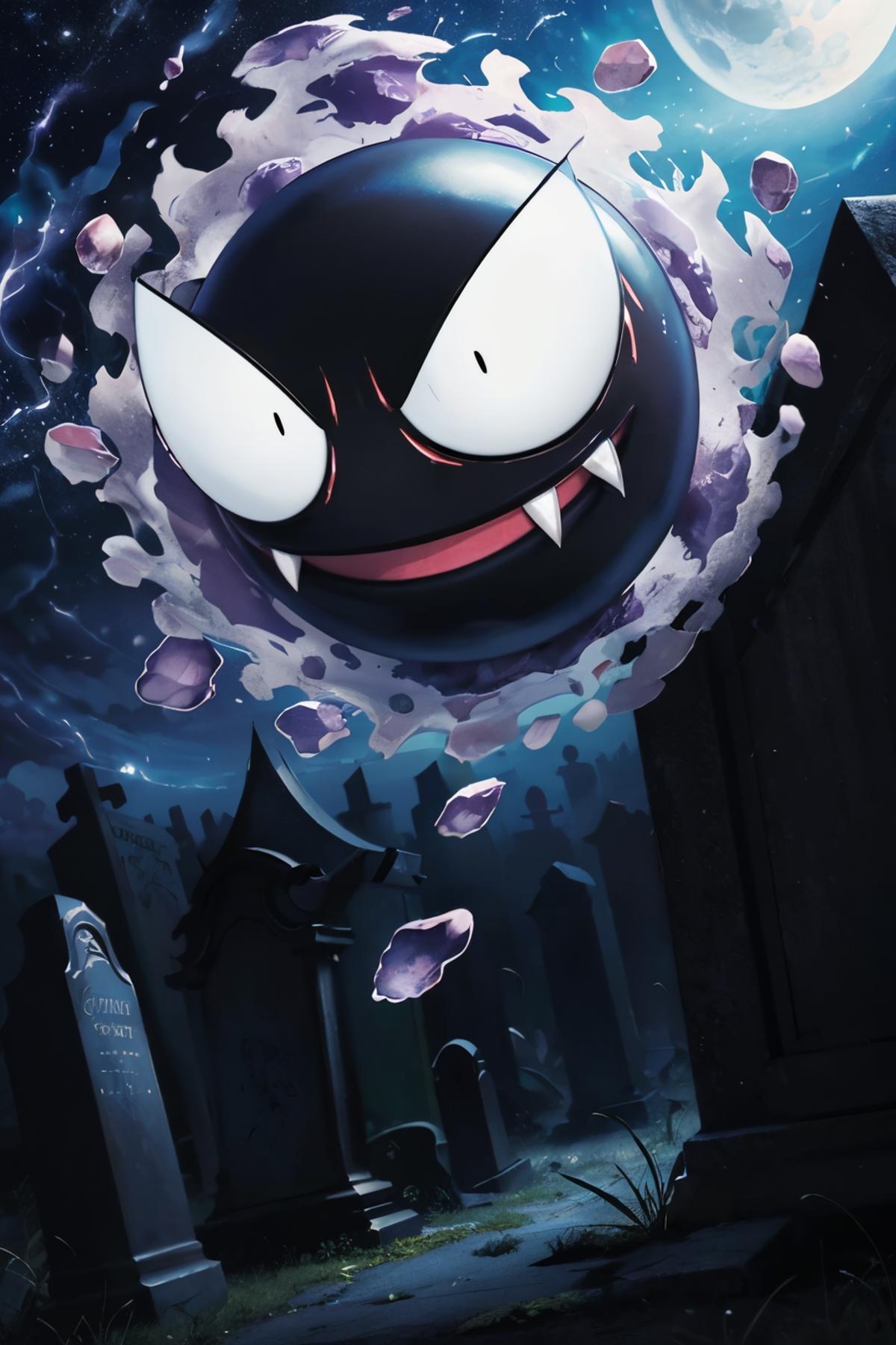 Gastly (Pokemon) (Pokedex #0092) image by wikkitikki