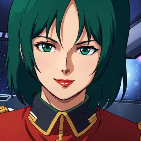 mouarpharaoh,1woman, mouarpharaoh,1woman, short hair,green hair,green eyes,lipstick, jacket,military uniform,long sleeves, belt,black skirt, white pantyhose, black footwear,high heel boots,