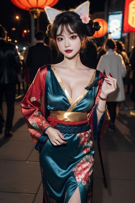 baoqingfangzhu,  hanfu, chinese clothes, floral print, long sleeves, sash, 