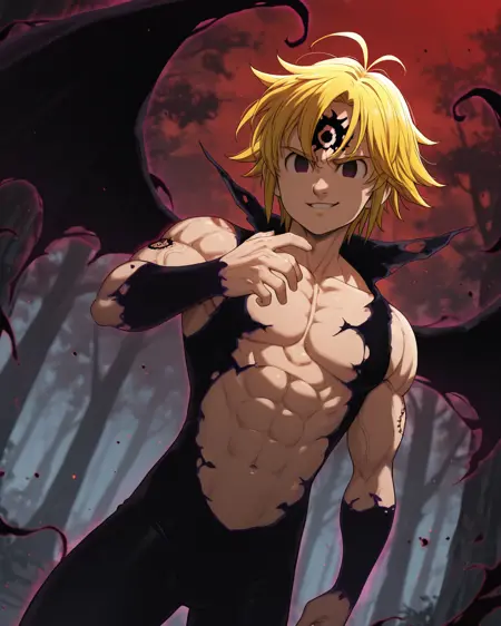 Meliodas Demon (3 Outfits) | Illustrious | Nanatsu no Taizai / The Seven Deadly Sins