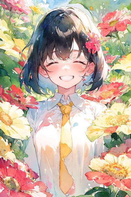 Lolita girl」水彩画