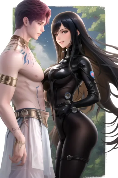Rafayel x Reika Shimohira (Love and Deepspace x Gantz)