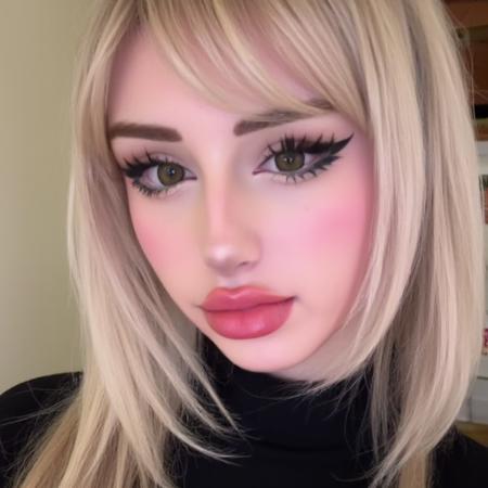 @Wearydoll, realistic, tiktoker, internet personality, lips,