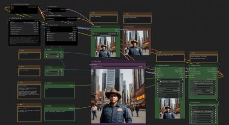 (SD 1.5 + SDXL +Pony Workflow) Apply Lora effect to image v4