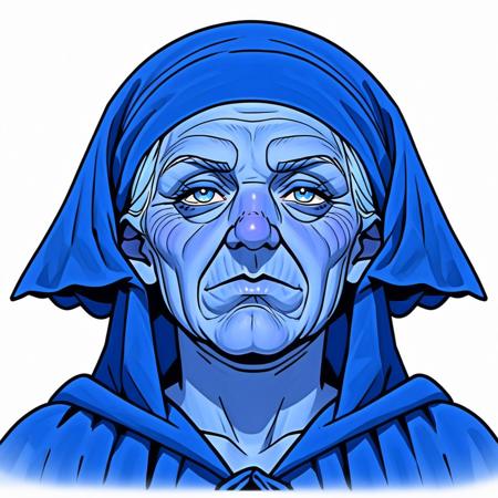 Blue Baba Crone V1