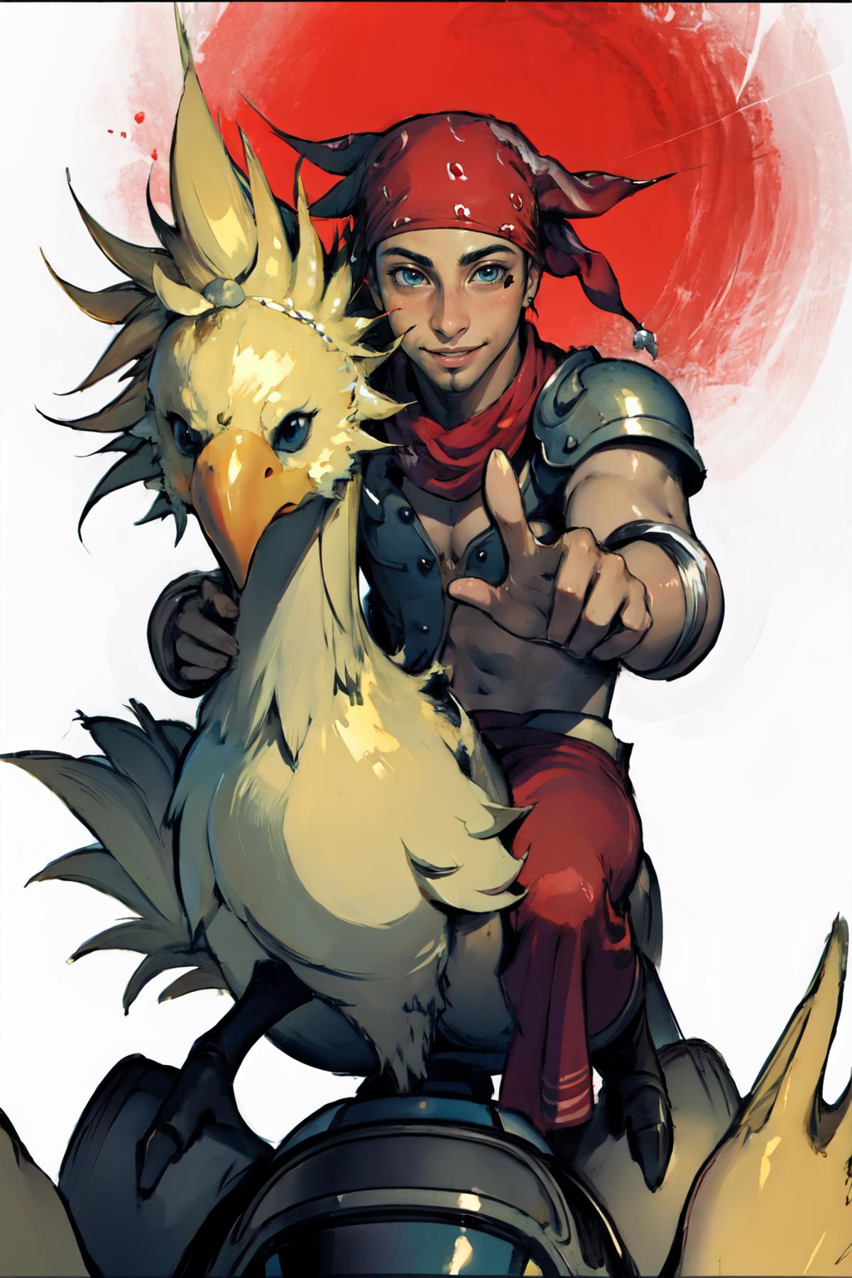 Chocobo Riding (Final Fantasy) LoRA image by FallenIncursio