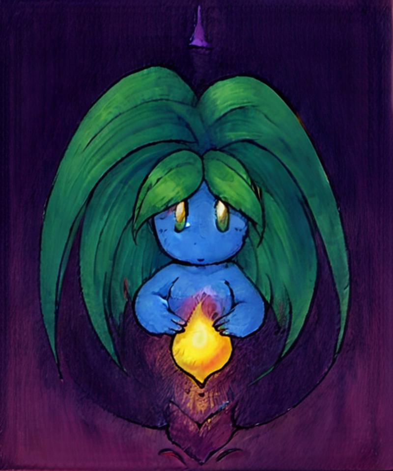 Mana Spirit - Secret of Mana - Hiromichi Tanaka Style - 1993 image by MooskieMallie