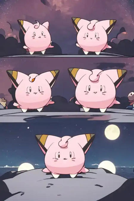 clefairy, pokemon, cute, pink