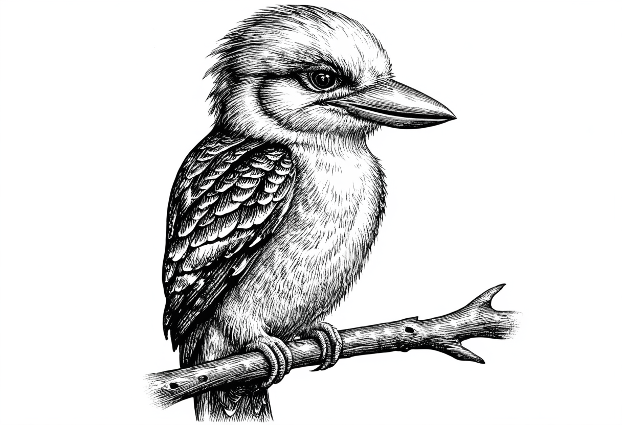 scratchboard_illustration_of_a_kookaburra__solid_white_background__detailed_104043875.png