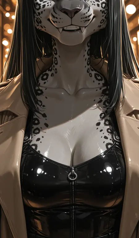 Lower-Face Close-up Portrait