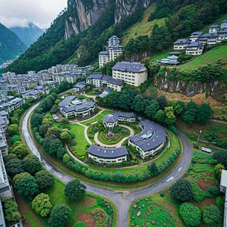 (designed by Masamune Shirow:0.8) , anime key visual, crowded mountains and vegetation, good-looking, 3/4 view of a Peasant (Linden of Happiness:1.3) , it is very Unusual and Stupid, it is engraved with argyle and zebra print details, it is in a Blade runner setting, Lush Silo in background, at Overcast, deep focus, Light, Rainbowpunk, Starlight, Selective focus, Kodak Ektar, Impasto, Mandala, pixiv, Unsplash