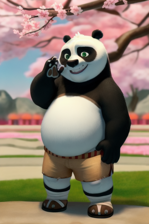 Master Po Ping (Kung Fu Panda), Furry Character LoRA image by PlagSoft