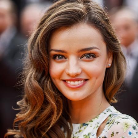 Super high res closeup red carpet event portrait photo skin texture of a stunning young woman smiling,long wavy hair,f /2.8, Canon, 85mm,cinematic, high quality, skin texture, looking at the camera,  <lora:mirkerr_xl_1_standard-merger_25_94_03_07:1>, symmetric