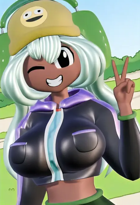 Dolly Dimpley smiling friends