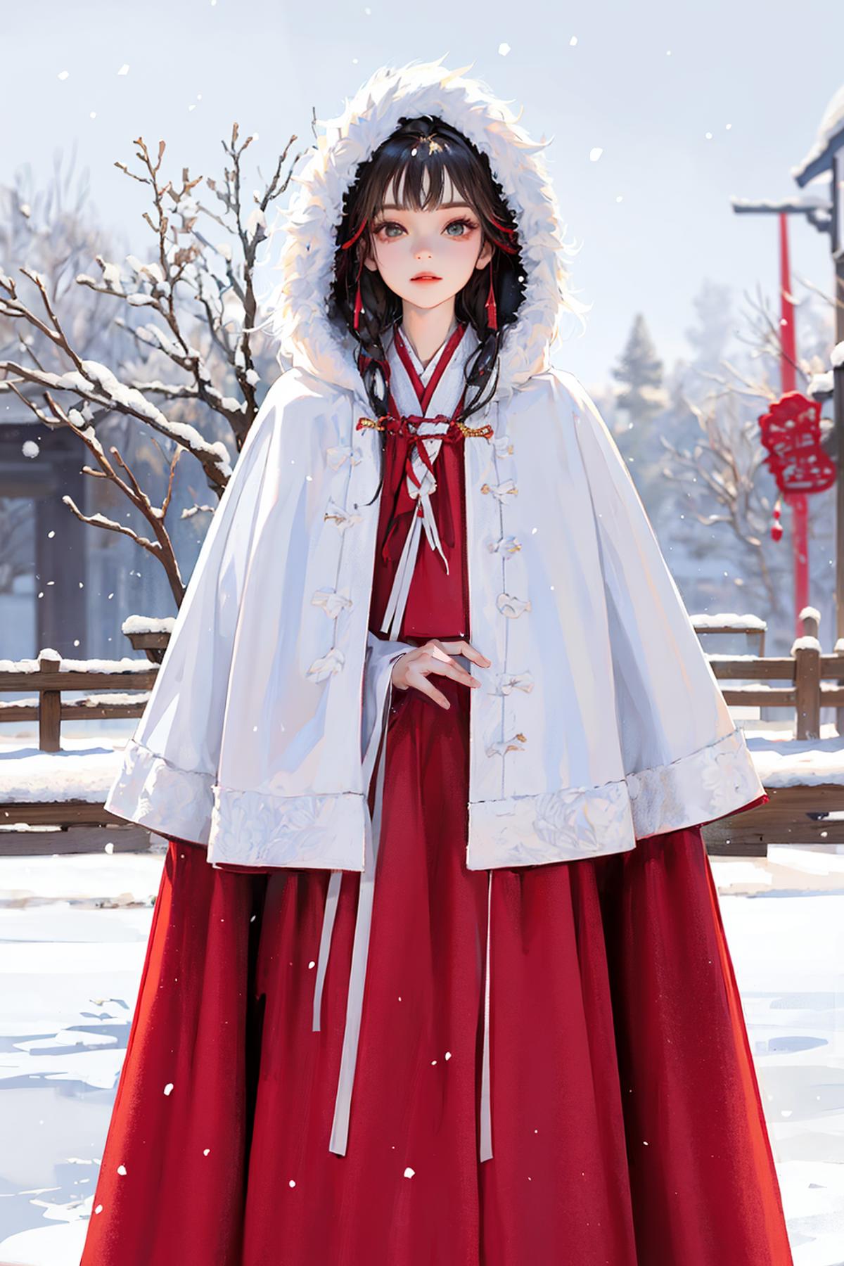 Winter Hanfu - Clothing LoRA image by Kan_