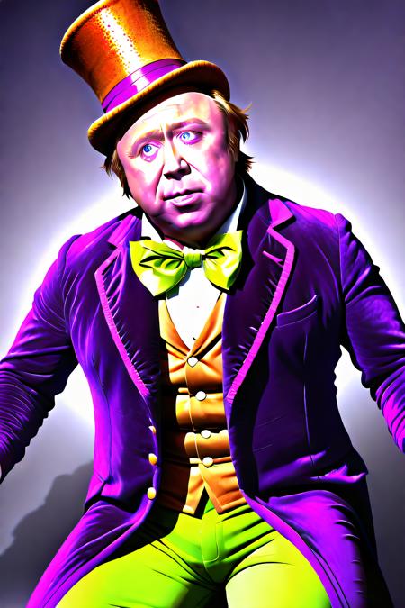 alex_jones cosplaying as willy wonka, best quality