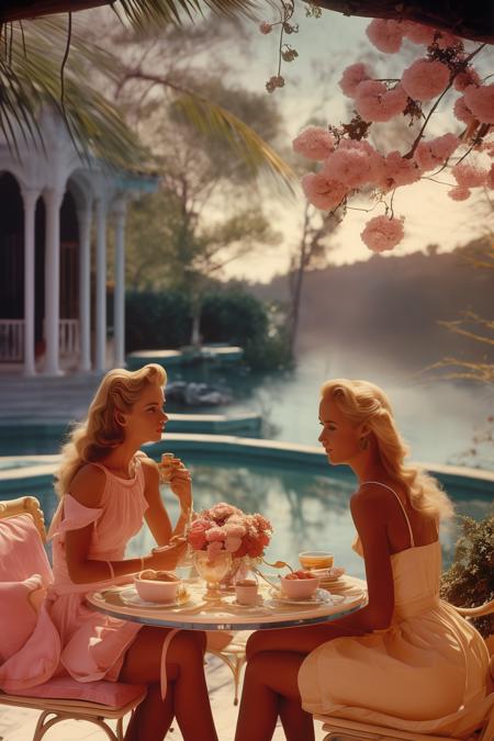 style of Slim Aarons