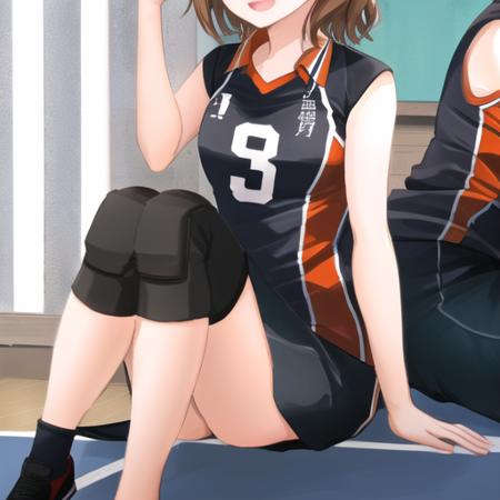 high quality, best quality, masterpiece, <lora:haikyuu-06:1>, h4ikyuu,  multiple girls