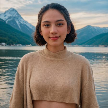 analog film photo solo, realistic, ((indonesian woman)), ((<lora:[ID]_-_Nyimas_Ratu_Rafa_Futuhni_Kamil_REG:1> raturafa)), (((Air Bangs Hairstyle))), (((smile512))), (((Modest high-waisted shorts))), ((snowy peak, white-capped summit, wintry landscape)), ((dynamic pose)), PA7_Human-Likeness, PA7_Photo, PA7_Portrait-ECU, high detailed, 8k, clear facial features, <lora:PAseer-SD15-LCM Quick:1> <lora:ReaLora:.2> skin <lora:GStyle_-_Photography_Style:.4> gstyle              . faded film, desaturated, 35mm photo, grainy, vignette, vintage, Kodachrome, Lomography, stained, highly detailed, found footage