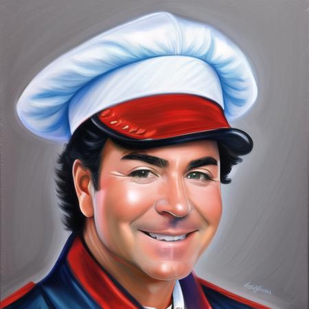 painting of a man, (pkpapajohn:1.0), papa john schnatter, very detailed, shading, masterpiece, anime style