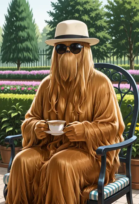 Cousin Itt Costume