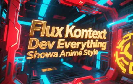 Flux Kontext Dev Everything Showa Anime Style