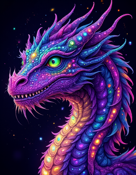 FLUX.七彩霓虹动物 v1.0