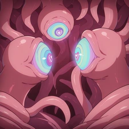 Spiral eyes tentacles ぐるぐる目を持った触手 KNMP_014 V1
