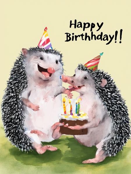 <lora:SDXL_Happy_Birthday_Sa_May-v7:1> Happy Birthday! a hedgehogs