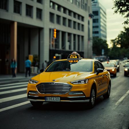 Yellow Taxi cinematic style XL Yellow Taxi v1.0