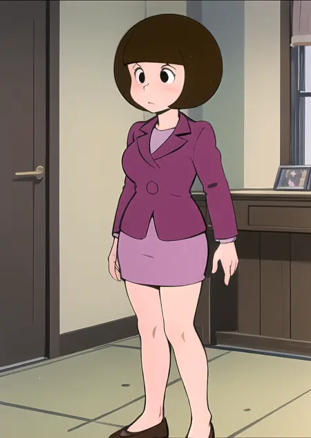 Yoshiko Yamanaka (山中 ヨシ子) | The Gutsy Frog (ど根性ガエル)