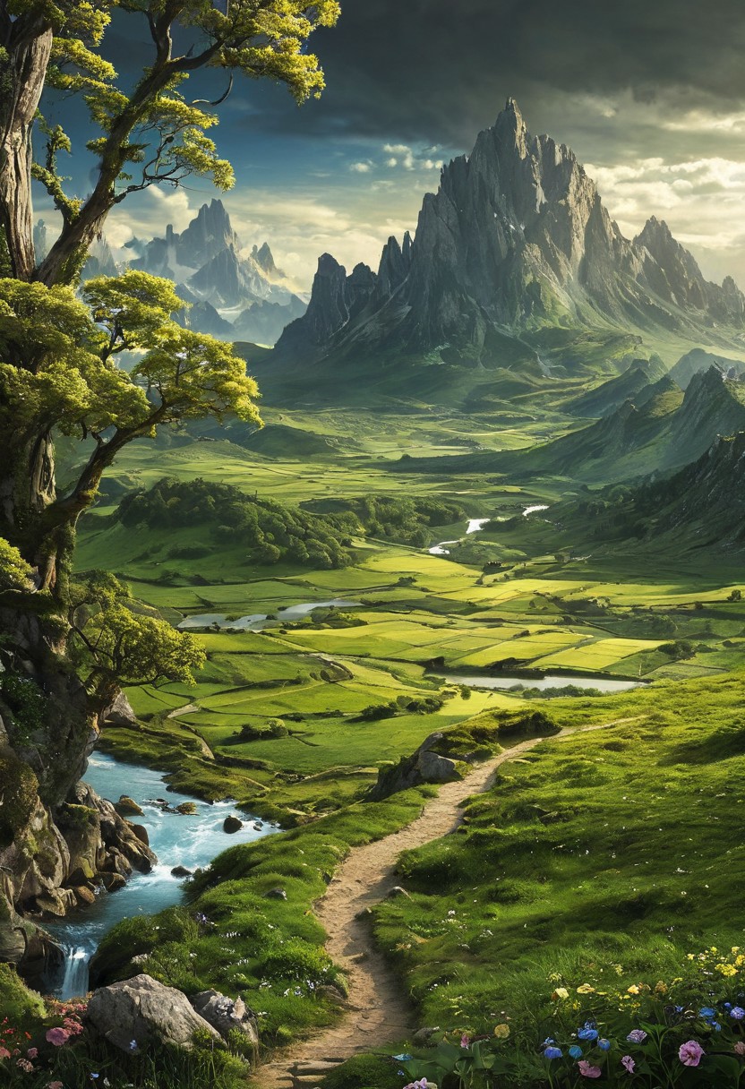 unrealistic, fantasy, landscape