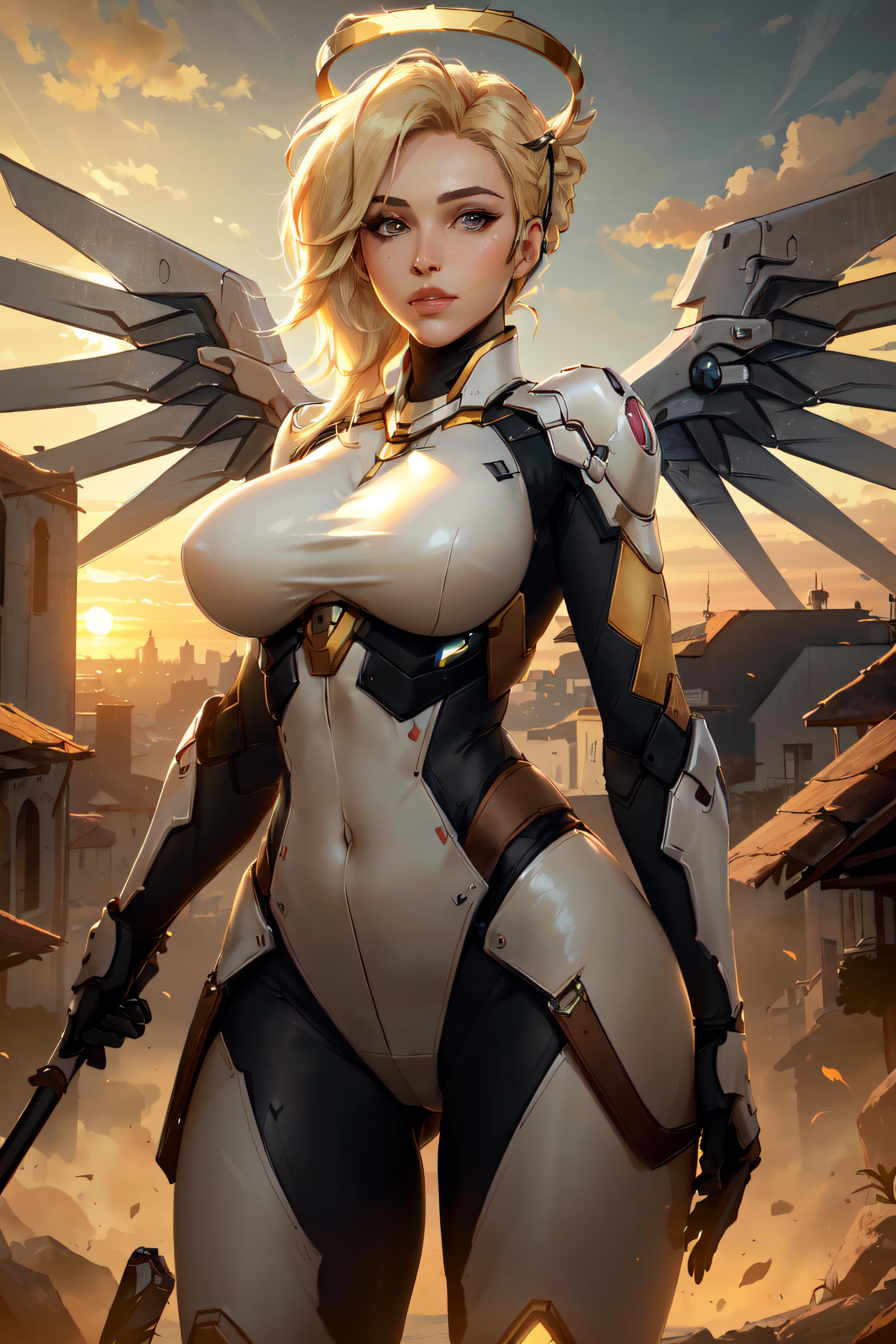 Not so Perfect - Mercy from Overwatch image by betweenspectrums