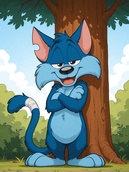 Furrball - Tiny Toon Adventures for Illustrious/Pony XL Illustrious v1.0