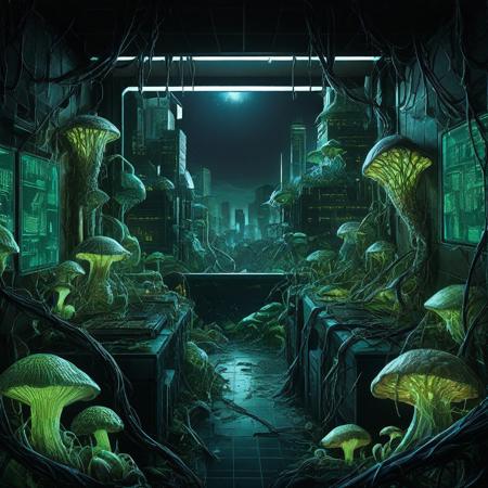 🌿🏙️ Flora corrupted city 🧪💀 (ill) V1