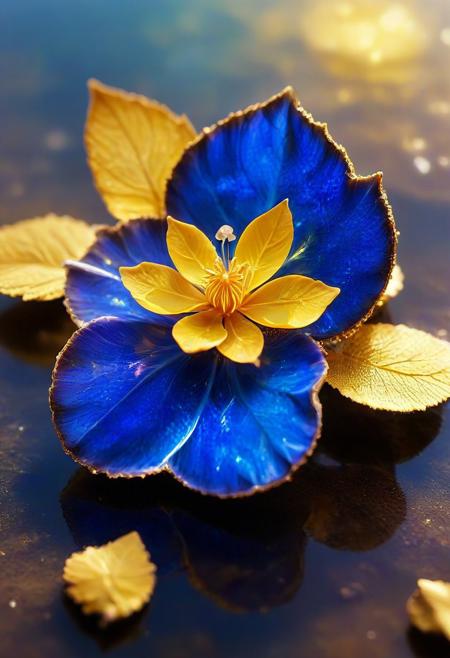 hyper detailed, water horizon, divine lapis mineral flower emerges from water, leafs, , golden glow, vibrant glow, golden lake,  golden dust, sparkles, glitter
midjourneyv6.1,  fluorite mineral, flu0rite, iridiscent, WhiteMold