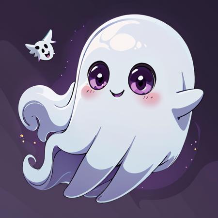 Cute_Ghost, no humans, solo, ghost, floating, halloween, pokemon (creature), cute, 