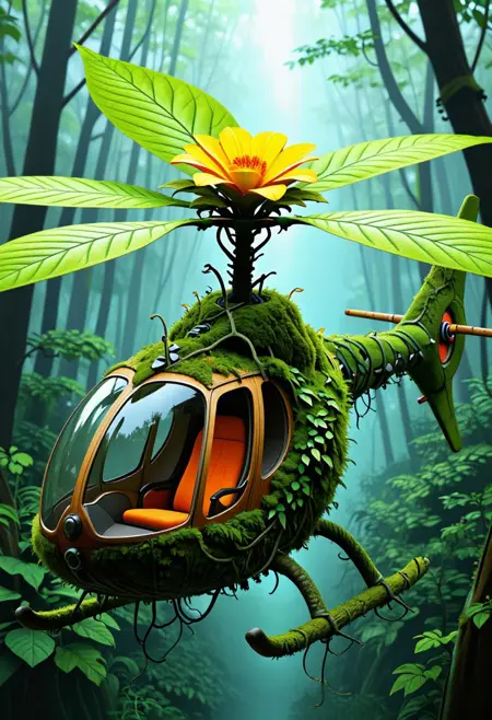 Galevine: Leaf Wing Helicopter (Citron Scifi) [ZIT & Illustrious]