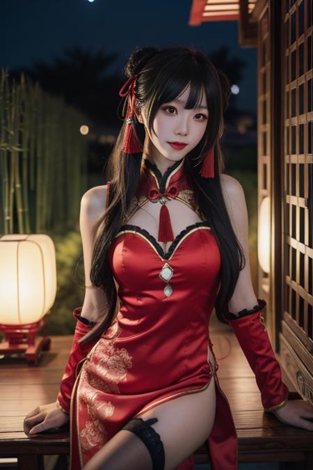 tokisaki kurumi,qipao, 