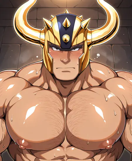 Taurus Aldebaran - Saint Seiya - NSFW - Helmet only