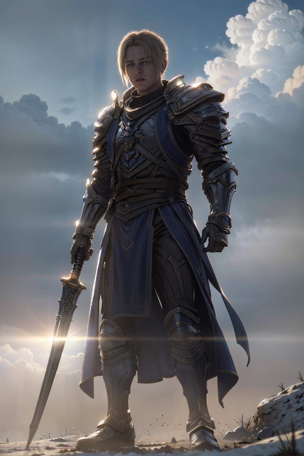 Anduin Wrynn - World Of Warcraft - CG - Like image by shadowrui