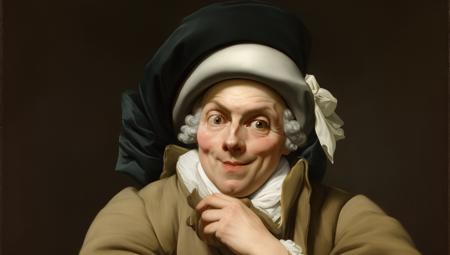 cheeky smile (Ducreux:1) <lora:DucreuxV15-256-adam8:1>