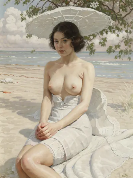 Paul Fischer Nude art