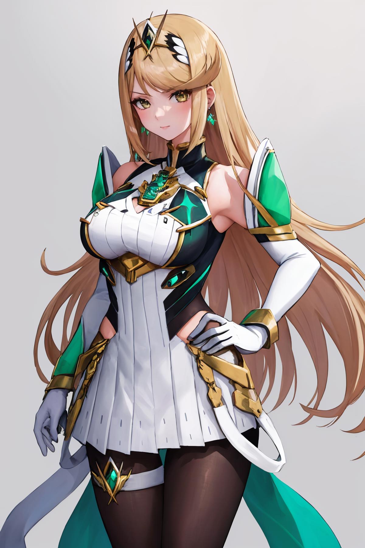Mythra/ヒカリ/Hikari (Xenoblade Chronicles 2) LoRA | 3 Outfits (Swimsuit, Massive Melee, and Default) image by richyrich515