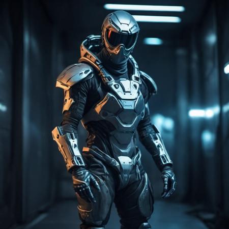 dramatic shot of a futuristic cybernetic exo-suit ninja, stealth, sneaking
cinematic, detailed background
hyperdetailed photography, natural lighting, Nikon 70d, subsurface scattering, HDR, chromatic aberration, volumetrics dtx