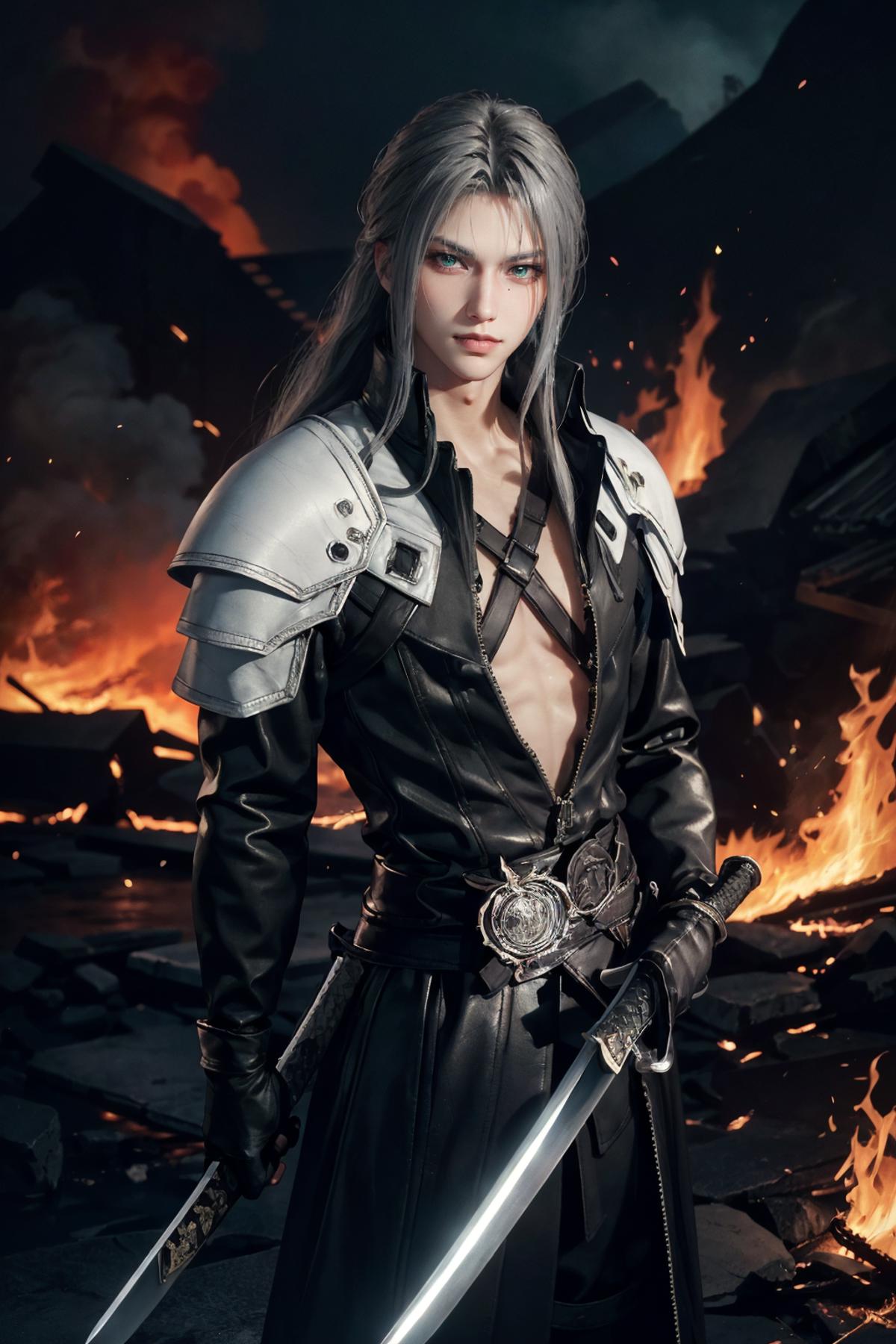 Character - Sephiroth - Final Fantasy VII Remake image by 0_vortex