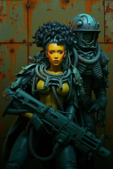 Digital Fantasia: Modern/Contemporary SF/Sci-fi/Fantasy/Cyberpunk Digital Illustration Style