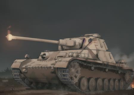 8k_wallpaper,photo,realistic,real,best quality,highly detailed,masterpiece,ultra-detailed,illustration,wallpaper,incredibly_absurdres,extremely detailed,1908,dark,fog, rain,wind, A photo of a pzkpfw4 tank firing a gun while advancing in muddy terrain, raising a cloud of dust,tank use a 75mm KwK 40 L/42 gun, soldier,Dugouts,Shrapnel,Entrenchments, Swampy,forest,explosion ,fire,fire smoke explosion broken tank in background,   <lora:pzkpfw4_v2:0.8>, (pzkfw), tank ((short)) single barrel, 1 barrel